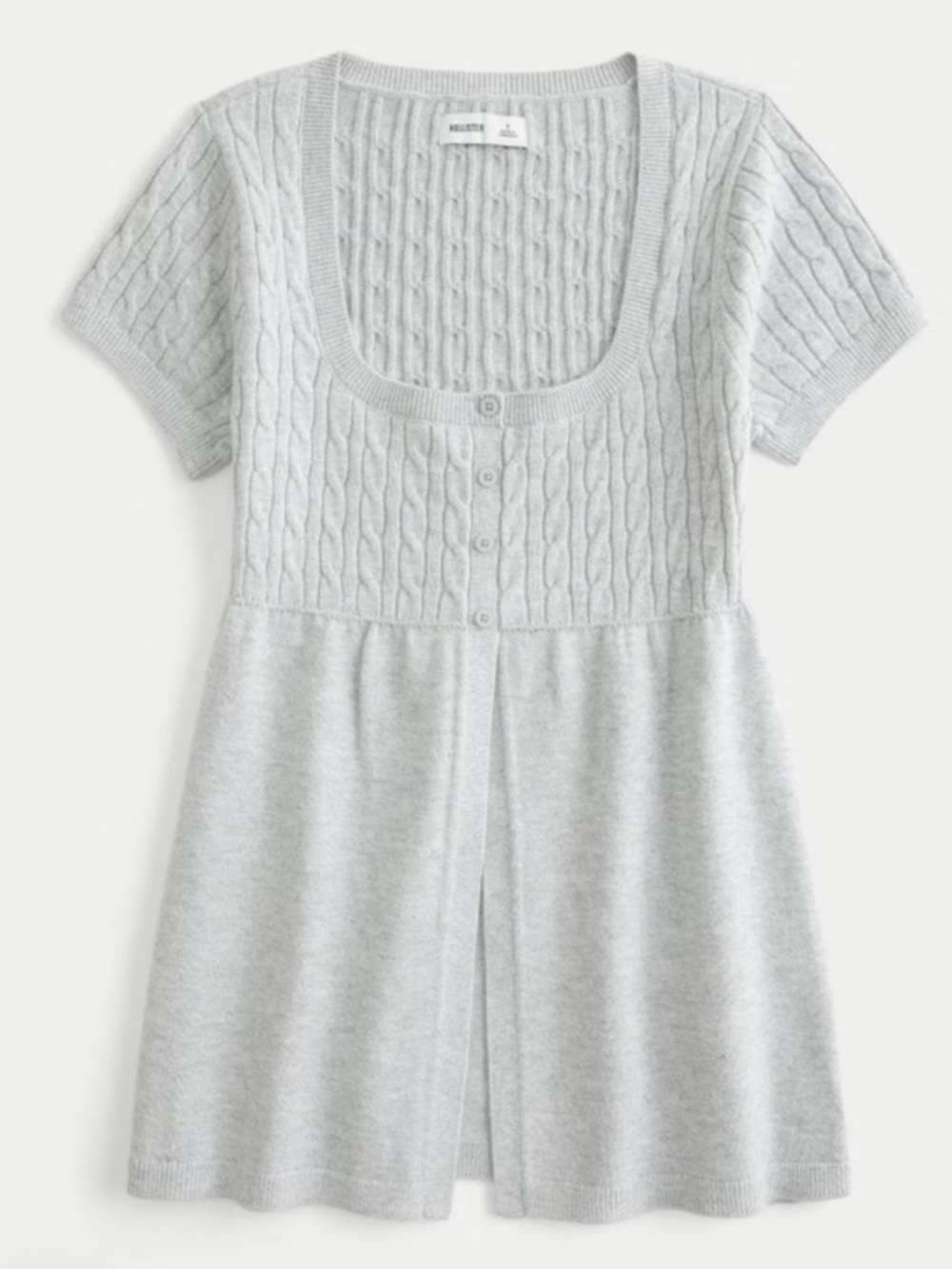 NEW Hollister Short Sleeve Babydoll sweater